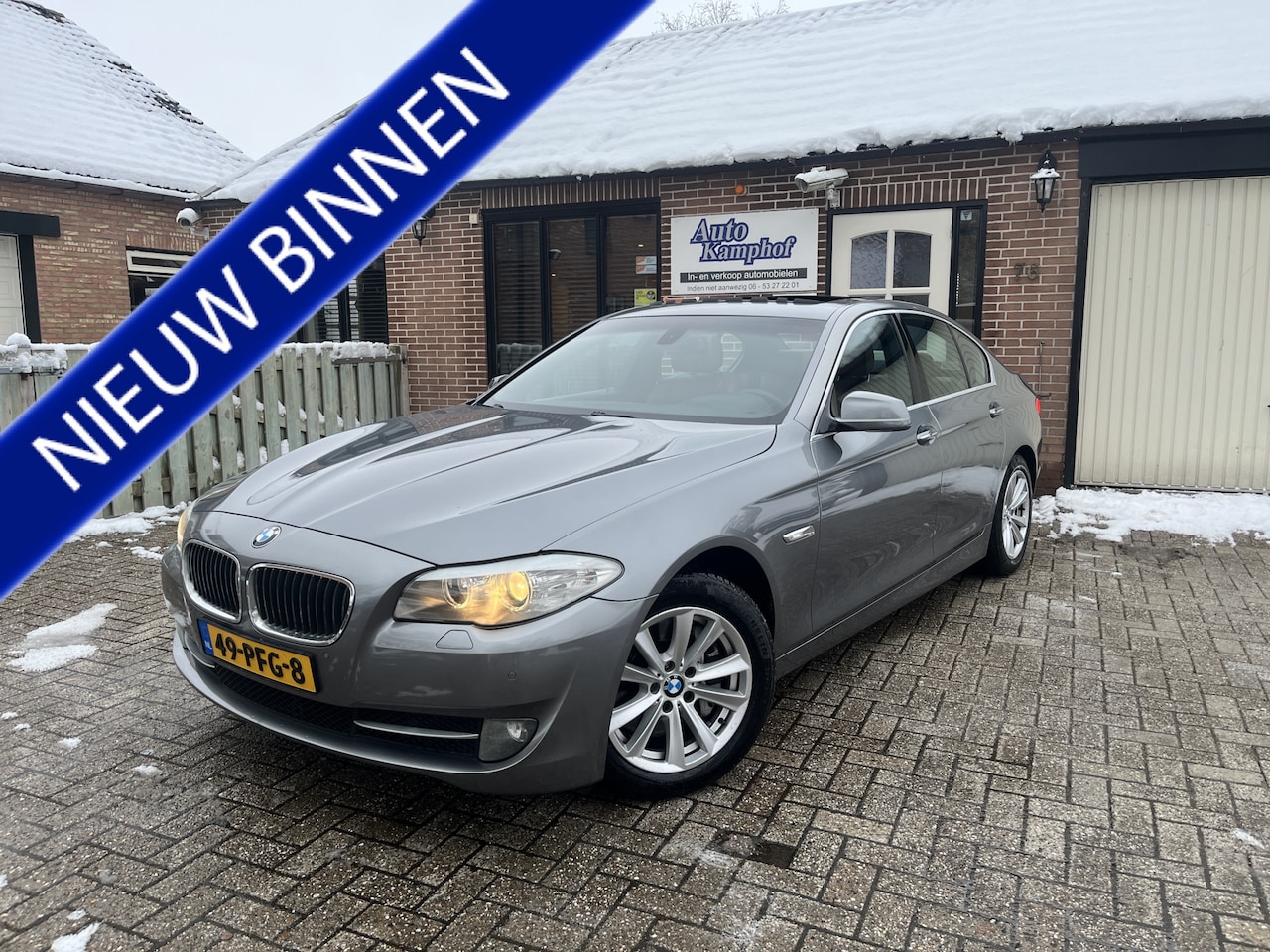 BMW 5-serie - 530d Executive Schuifdak Leer Trekhaak - AutoWereld.nl