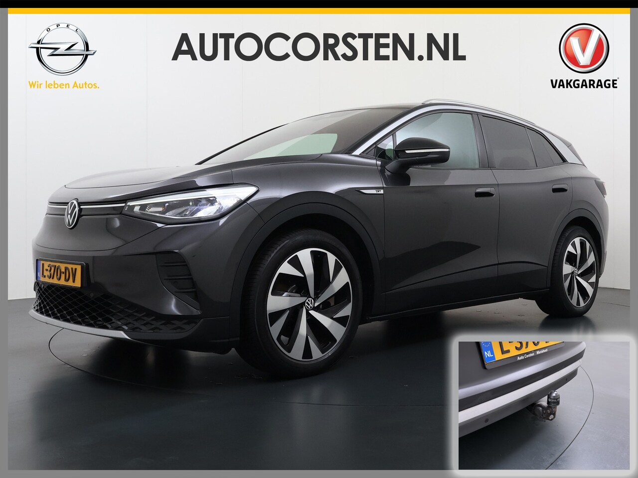 Volkswagen ID.4 - 204pk 1st 77kWh Trekhaak Leer/Alcantara Adap.Cruise Camera Warmtepomp Apple Carplay Androi - AutoWereld.nl