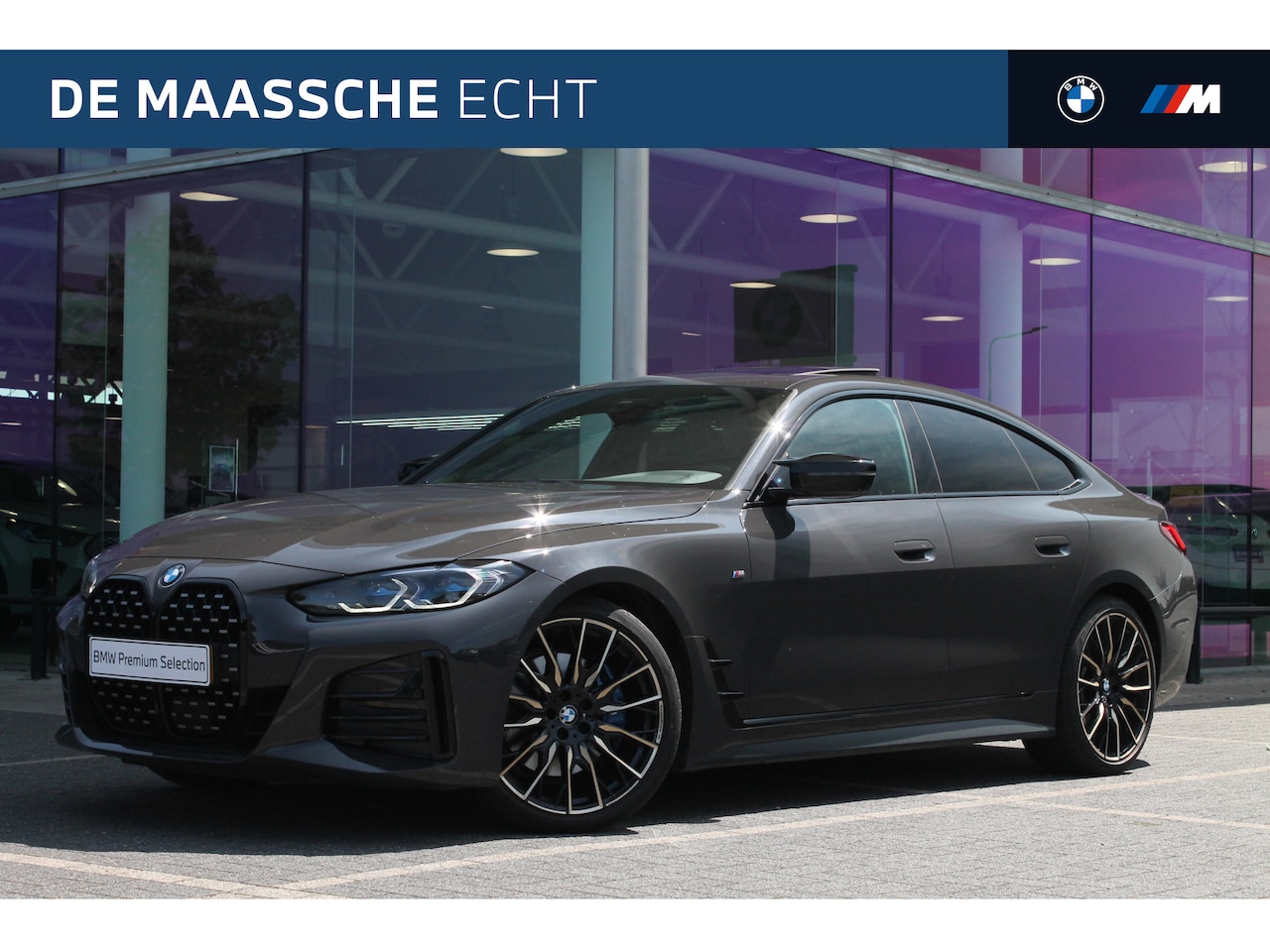 BMW 4-serie Gran Coupé - M440i xDrive High Executive Automaat / Schuif-kanteldak / Laserlight / M Adaptief onderste - AutoWereld.nl