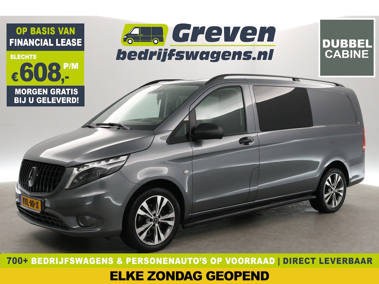 Mercedes-Benz Vito - 114 CDI Lang | DC | Automaat | Clima | Camera | Cruise | Carplay | Trekh. | Parkeersens. - AutoWereld.nl