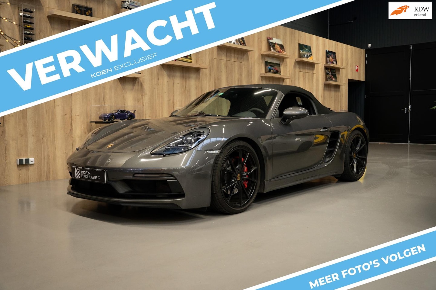 Porsche 718 Boxster GTS - 2.5 (2019) 18-weg stoelen, sportonderstel (-20mm), Sport Design - AutoWereld.nl