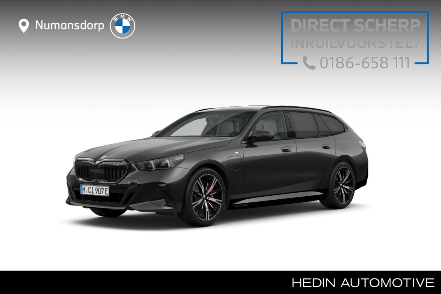BMW 5-serie Touring - 550e xDrive | M-Pro | Bowers & Wilkins | Trekhaak | 360 cam | Panorama | Co Pilot - AutoWereld.nl