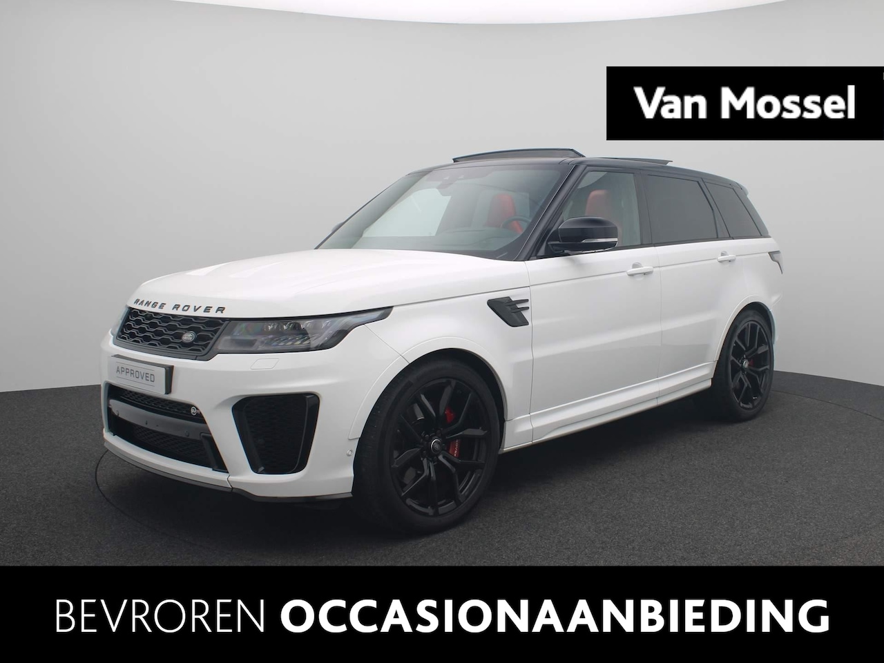 Land Rover Range Rover Sport - 5.0 V8 Super Charger SVR | 575 PK | Head Up | Carbon | Adaptieve Cruise | 22 Inch | Sportu - AutoWereld.nl