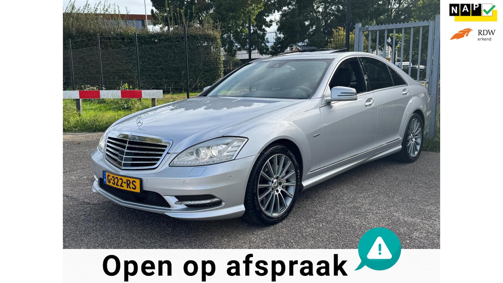Mercedes-Benz S-klasse - S350 CDI BlueEFFICIENCY AMG Pack Opendak 19inch Camera - AutoWereld.nl