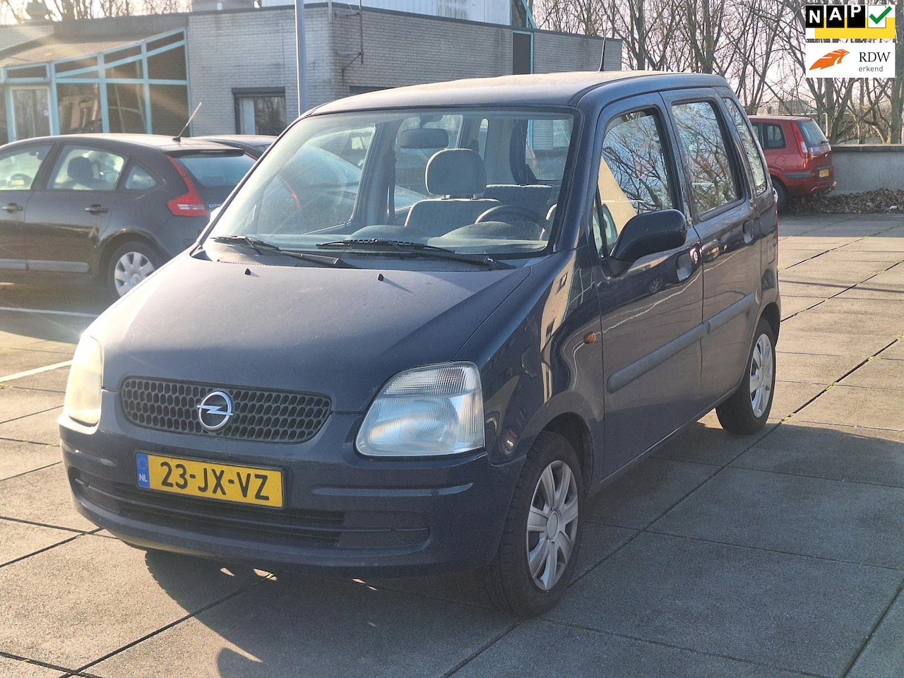 Opel Agila - €1249,-1.2-16V Trekhaak Apk 2026 Nappas - AutoWereld.nl