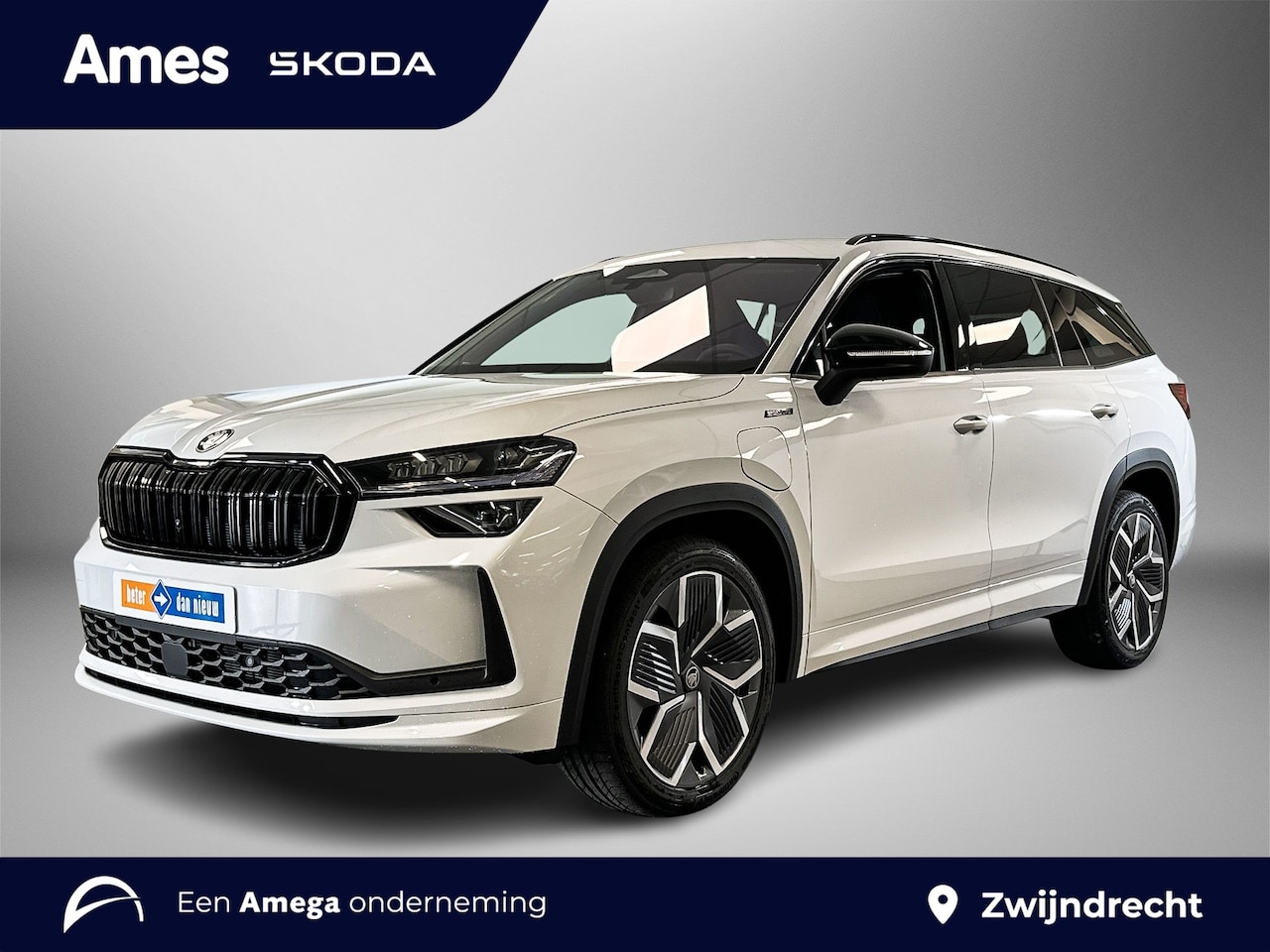 Skoda Kodiaq - 1.5 204pk TSI PHEV Sportline Business KESSY-Keyless Entry, Start&Stop | Parkeersensoren | - AutoWereld.nl