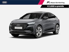 Audi Q4 Sportback e-tron - 40 S Edition 204 PK · Trekhaak elek. wegklapbaar · Stuurverwarming · Glazen panoramadak