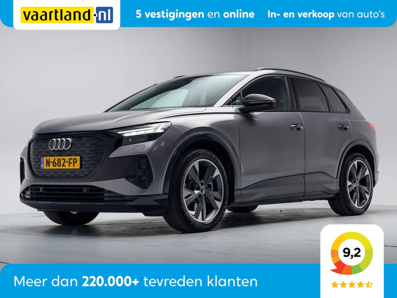 Audi Q4 e-tron - 40 Launch Edition Advanced Sport 3-Fase [ LED Virtual Stoelverwarming ] - AutoWereld.nl