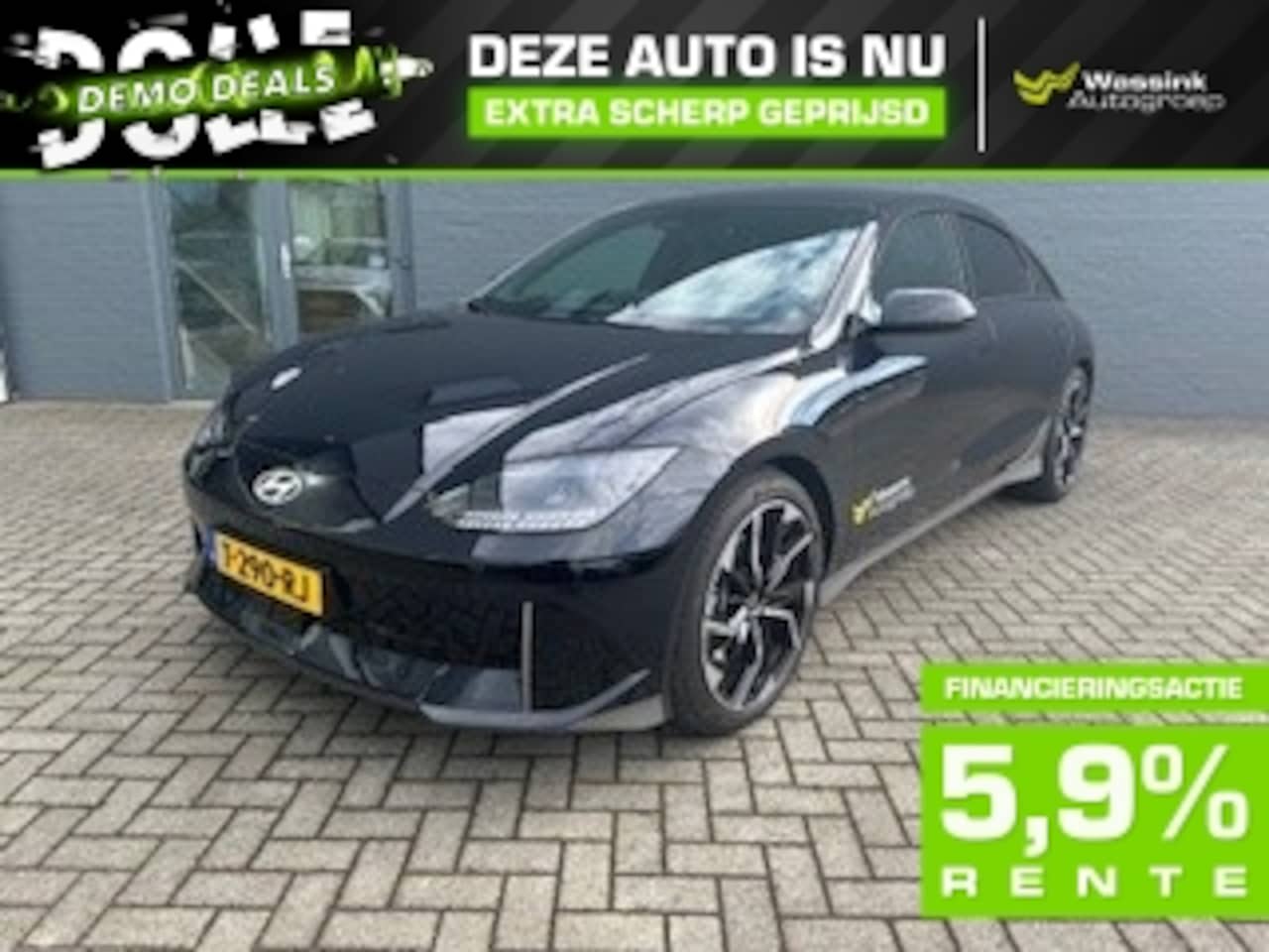 Hyundai IONIQ 6 - DEMO DEAL | 77,4 kWh 229pk RWD Connect | 20 inch LMV - AutoWereld.nl