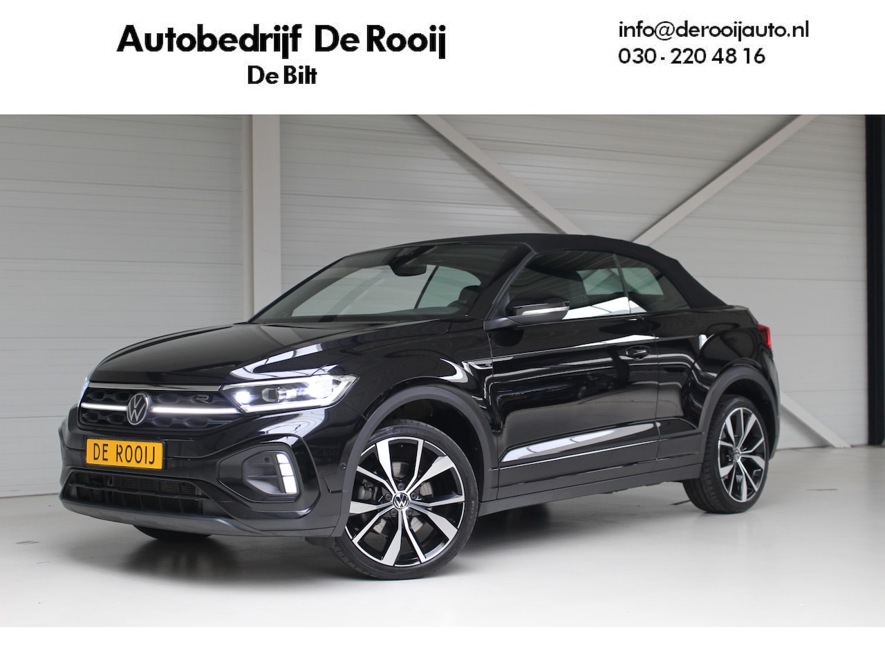 Volkswagen T-Roc Cabrio - 1.5 TSI 150pk DSG R-Line Blackstyle Navigatie | Matrix Led | 19" Misano | Beats Audio - AutoWereld.nl