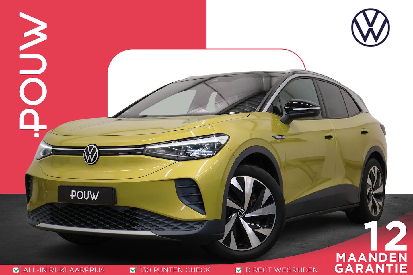 Volkswagen ID.4 - 204pk First 77 kWh Pro Performance | SoH 88% | Trekhaak Wegklapbaar | Navigatie | Apple Ca - AutoWereld.nl