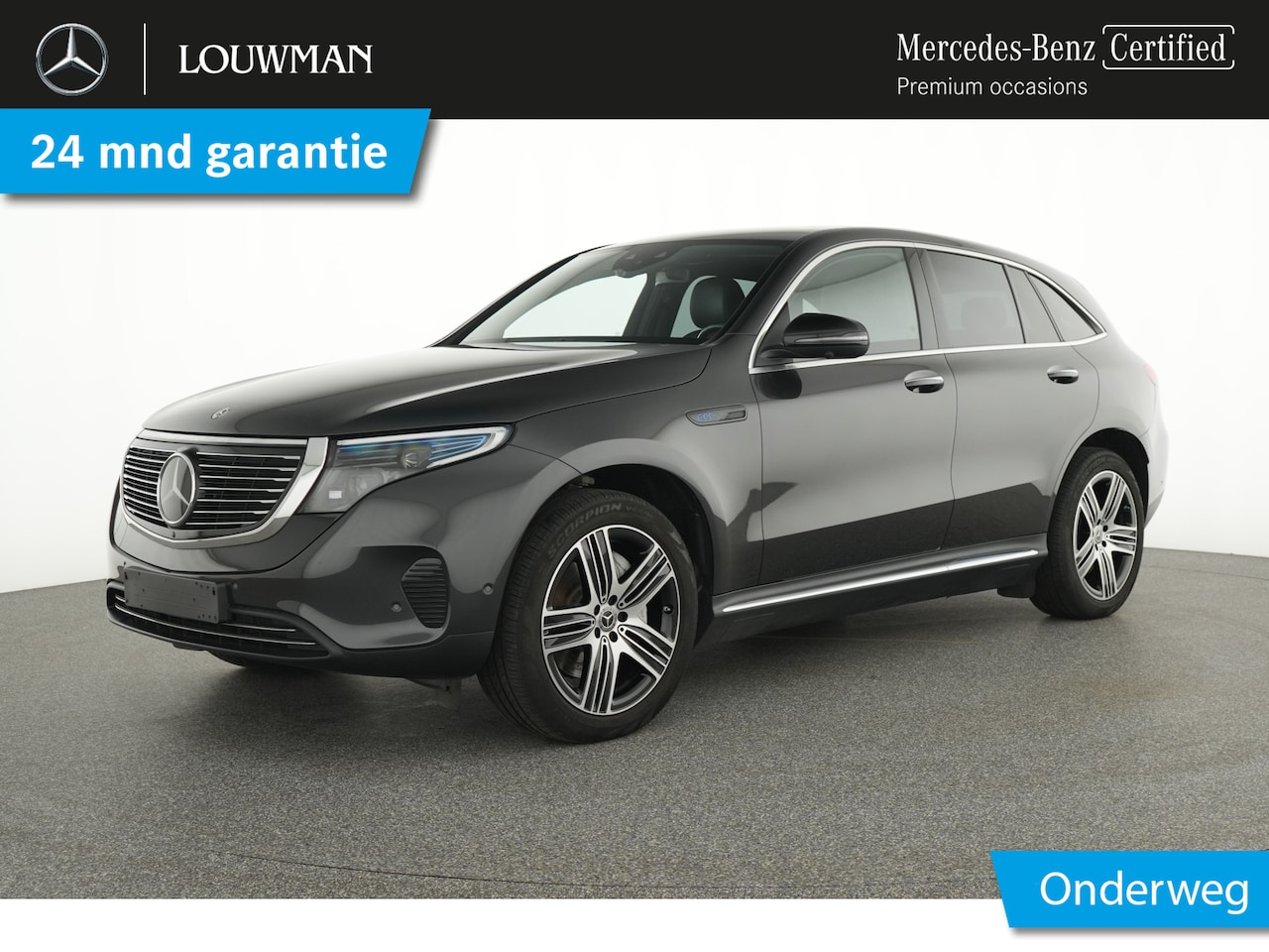 Mercedes-Benz EQC - 400 4MATIC Business Solution 80 kWh Distronic | Alarm Klasse 3 | Parkeerpakket met 360°-ca - AutoWereld.nl