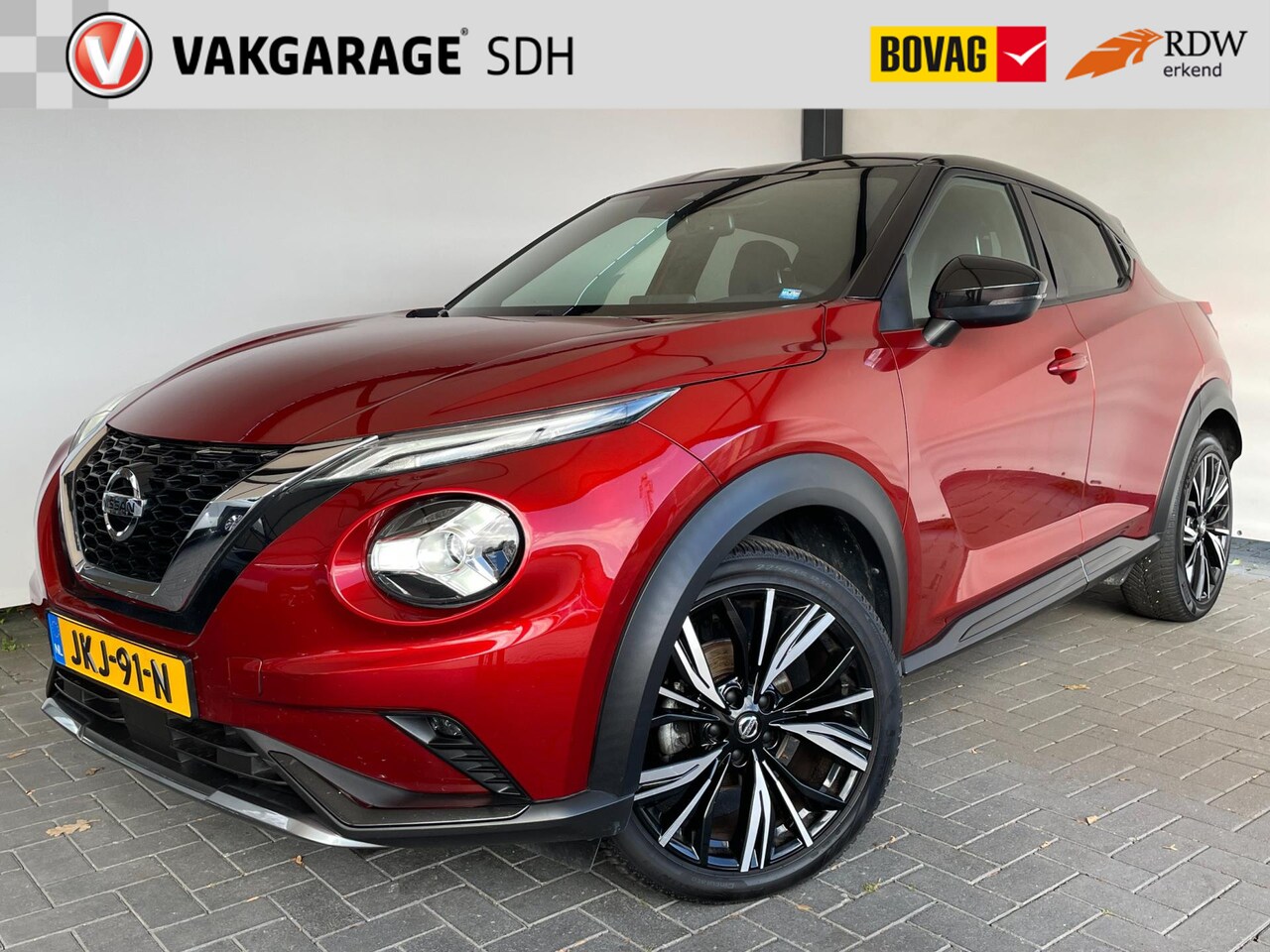 Nissan Juke - 1.0 DIG-T N-Design|Stoelverwarming|Voorruitverwarming|Alcantara Leer|BOSE Audio - AutoWereld.nl
