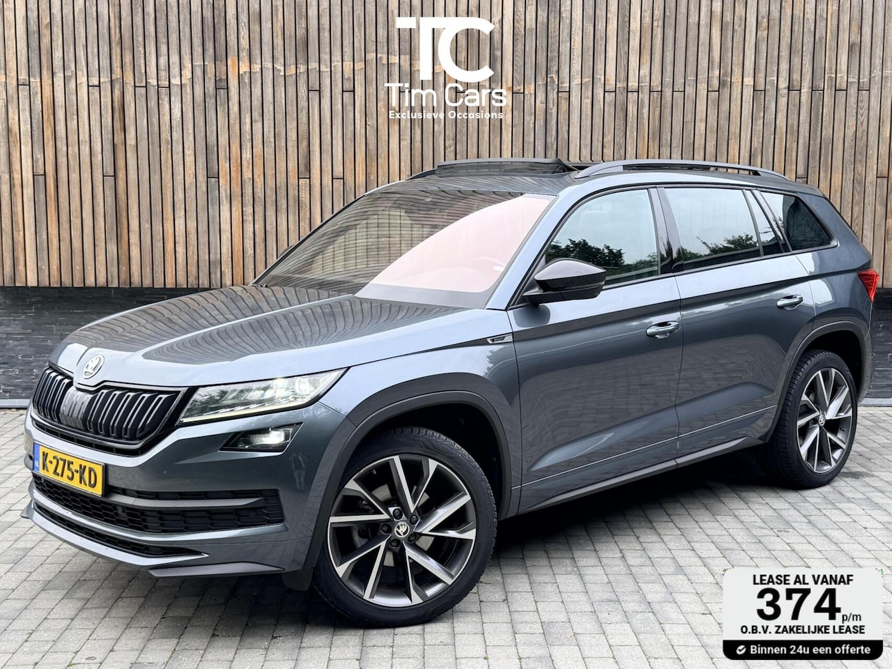 Skoda Kodiaq - 1.5 TSI Sportline Automaat | Panoramadak | Trekhaak uitklapbaar | Navigatiesysteem | Stoel - AutoWereld.nl