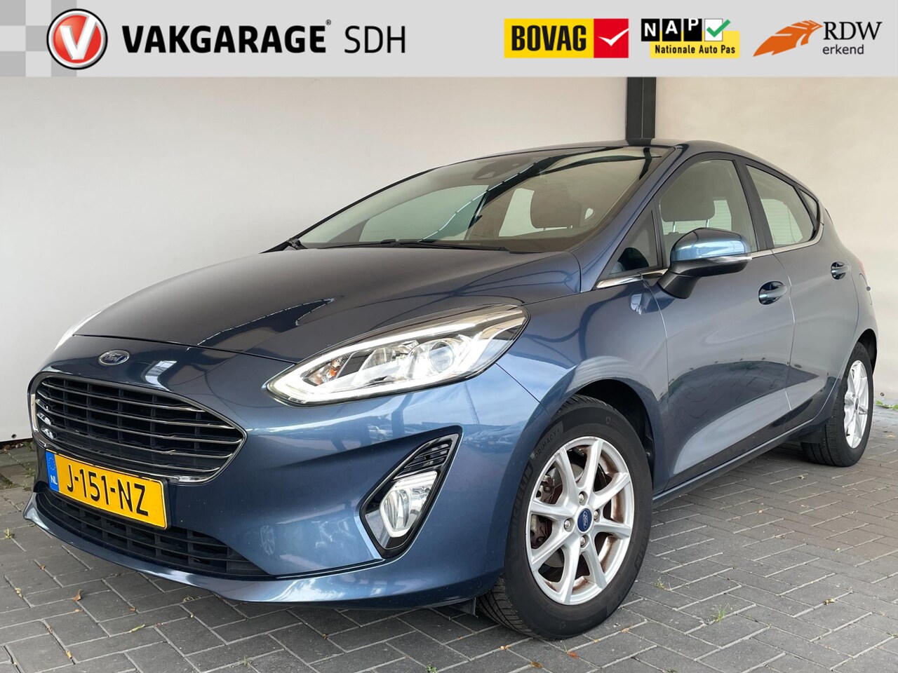 Ford Fiesta - 1.0 EcoBoost Hybrid Titanium X|NAP|B&O|Stoelverwarming|Stuurverwarming|Winterpakket|Cruise - AutoWereld.nl