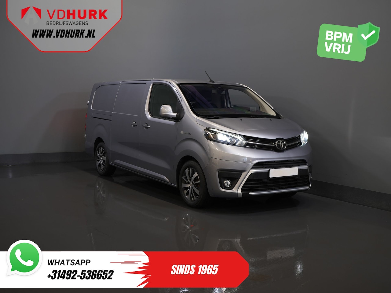 Toyota ProAce Electric Worker - 75 kWh 330km WLTP L3 Snellader/ Xenon/ 2x Schuifdeur/ Head-Up/ Standkachel/ Stoelverw./ Ca - AutoWereld.nl