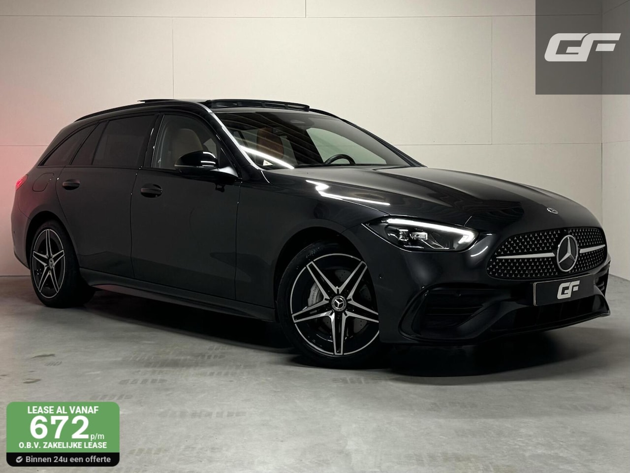 Mercedes-Benz C-klasse Estate - 300e AMG Pano Burmester 360° HUD Trekh. NAP - AutoWereld.nl