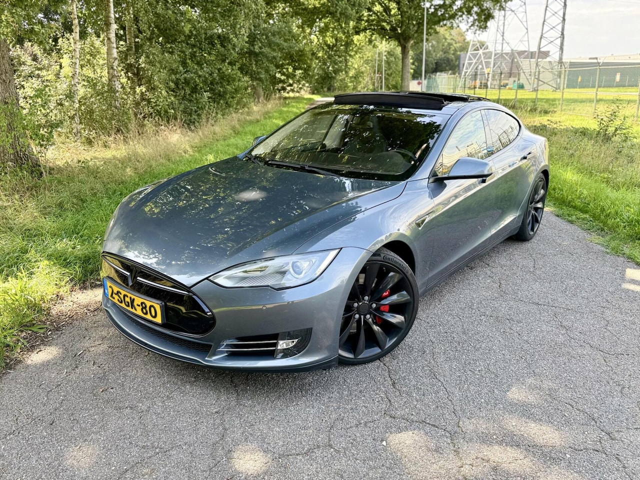 Tesla Model S - 85 Performance Panodak Leer Camera 21” NAP✅ - AutoWereld.nl