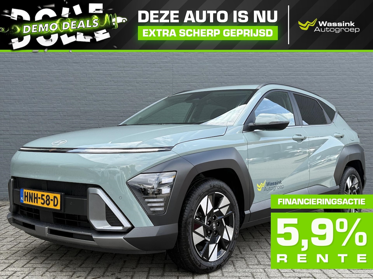 Hyundai Kona - New DEMO DEAL | 1.6 GDI HEV 141pk DCT Comfort Smart I Navigatie - AutoWereld.nl