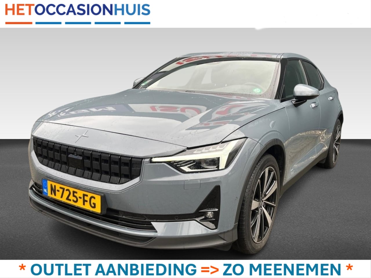 Polestar 2 - 300kW Long Range Dual Motor 408p | Elektrisch Wegklapbare Trekhaak | Pano | - AutoWereld.nl