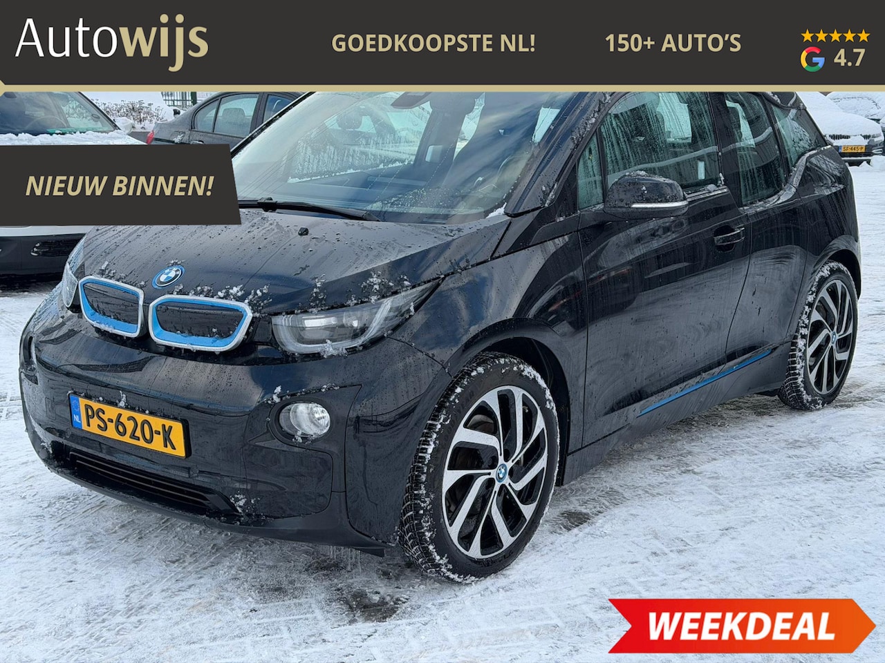 BMW i3 - Basis 94Ah 33 kWh|LEDER|CAMERA|NAVI|ACC| - AutoWereld.nl