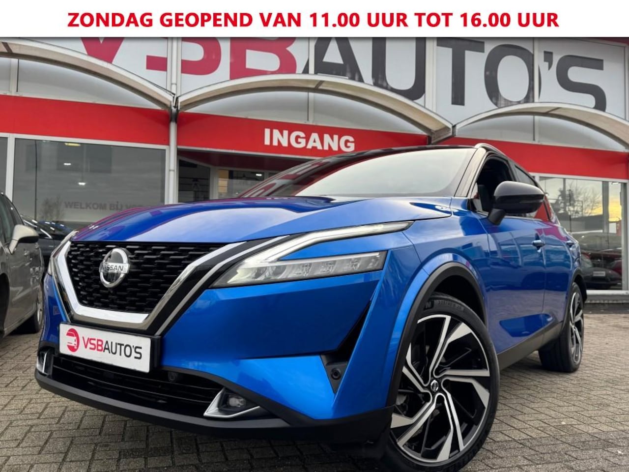 Nissan Qashqai - 1.3 MHEV AUT. 158PK TEKNA+ BOSE LEER PANO-DAK  NAVI CAMERA CARPLAY MEMORY MASSAGE LMV PDC - AutoWereld.nl