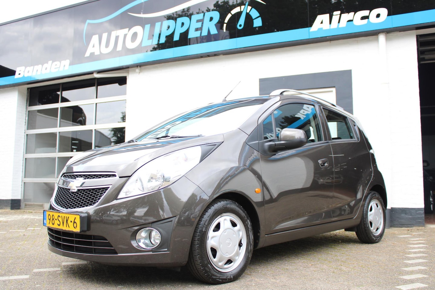 Chevrolet Spark - 1.0 16V LS Bi-Fuel /Airco/5 Deuren/Nieuwe apk met steekproef - AutoWereld.nl