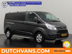 Ford Transit Custom - 2.0TDCI 170PK Lang Limited Dubbele Cabine | Leder | Camera | Airco | Cruise | Trekhaak