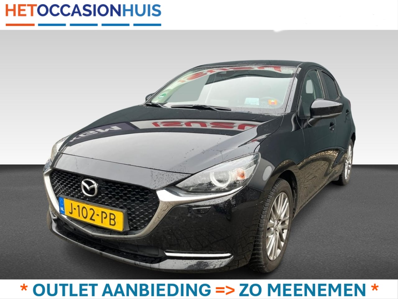 Mazda 2 - 1.5 SKYACTIV-G 90PK | Luxury | Stoel + Stuurverwarming | Navi | Camera | Hud | Led | - AutoWereld.nl