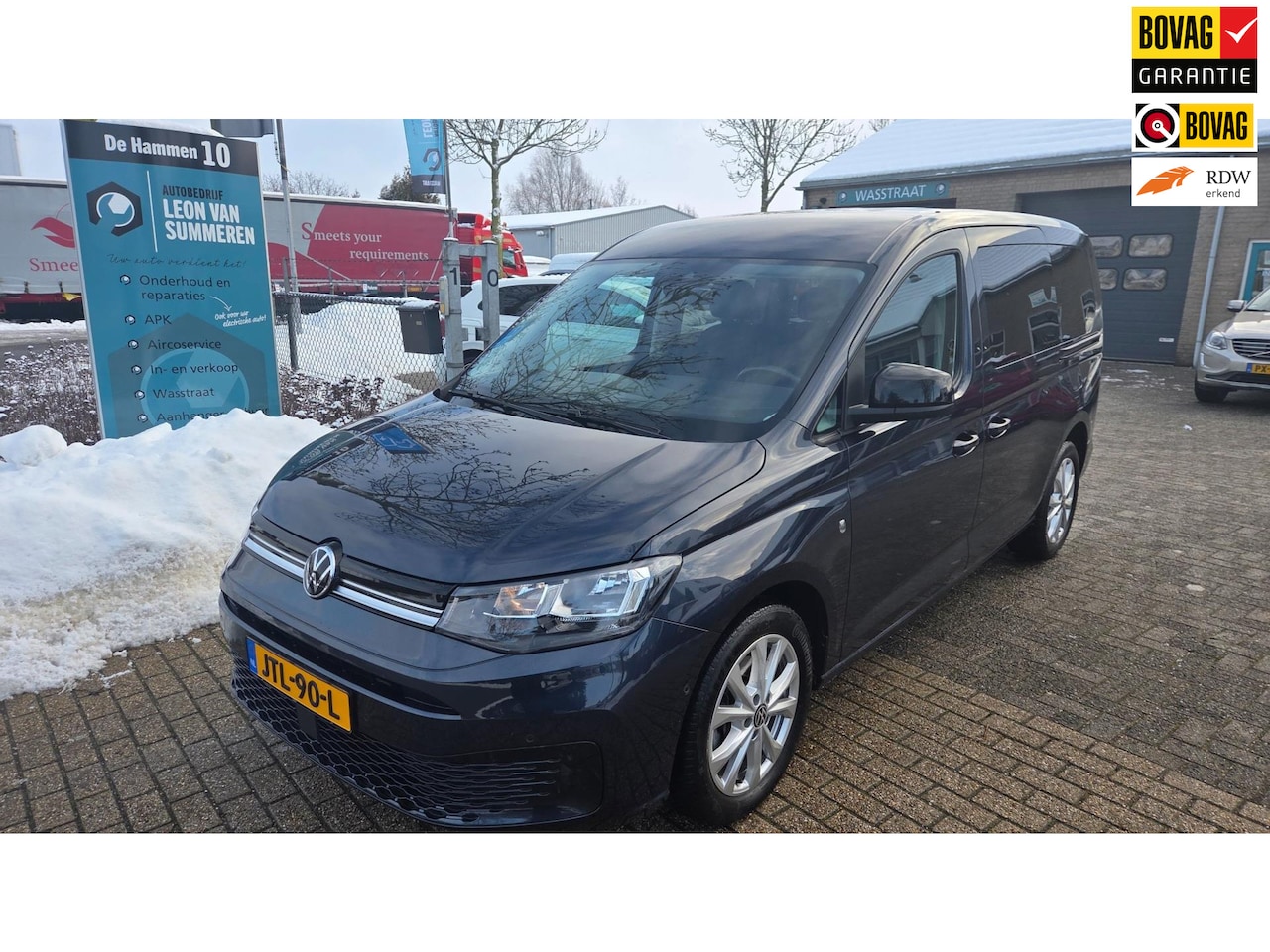 Volkswagen Caddy Maxi - 1.5 TSI 7 Persoons Automaat l Trekhaak l Dodehoek detectie l Navi l Stoelverwarming l Blue - AutoWereld.nl