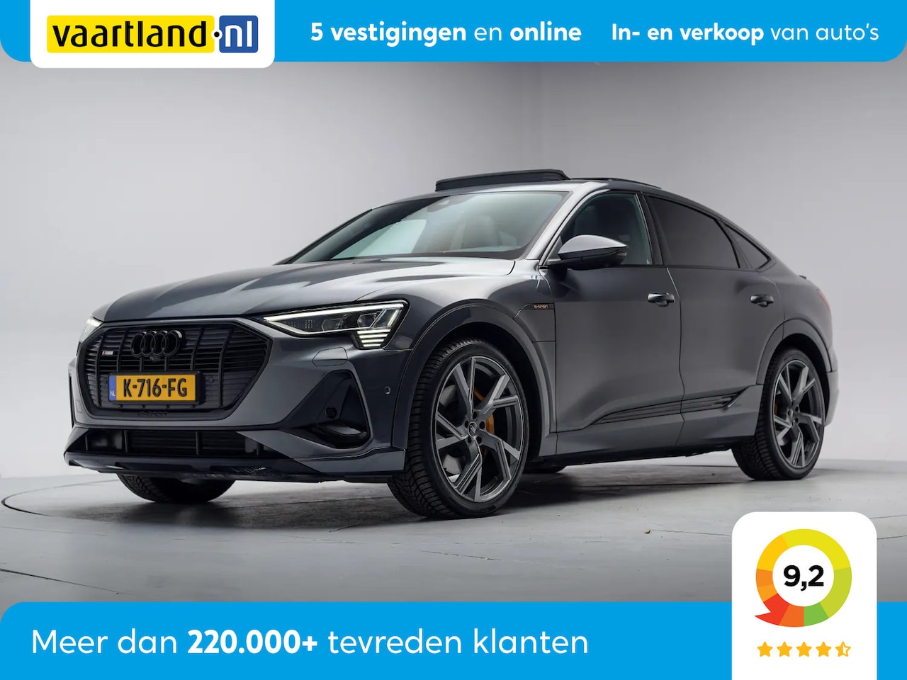 Audi e-tron Sportback - 55 Quattro S Edition [ Panorama Luchtvering Camera Stoelverwarming ] - AutoWereld.nl