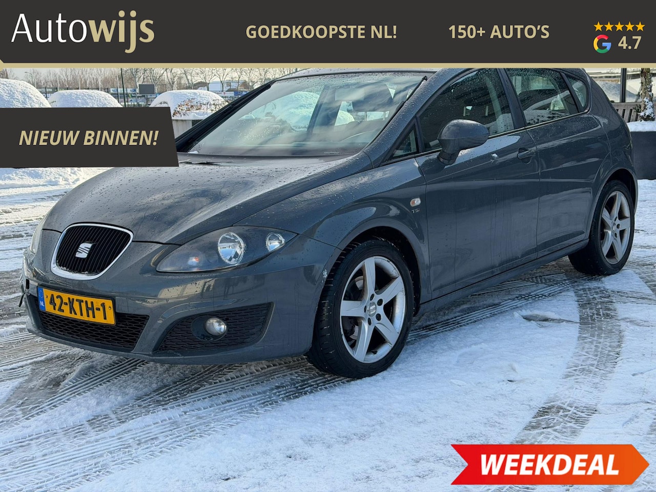 SEAT Leon - 1.4 TSI Style|CRUISE|NL AUTO|LM-VELG|AIRCO - AutoWereld.nl