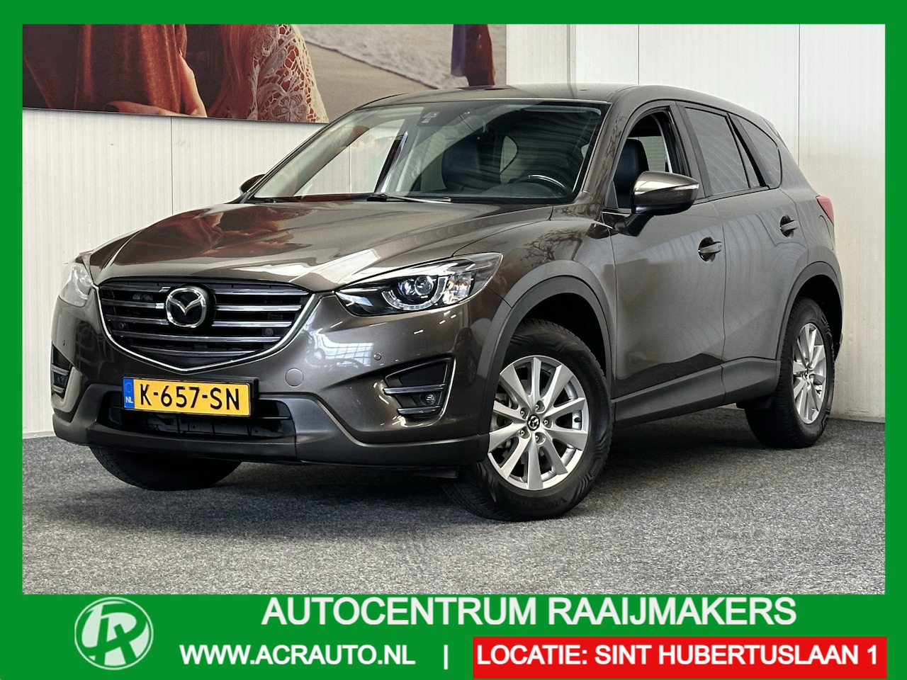 Mazda CX-5 - 2.0 SKYACTIVE-G 165 GT-M LINE 2WD AUTOMAAT LEDER NAVI AFN TREKHAAK ALL SEASONS BANDEN BOSE - AutoWereld.nl