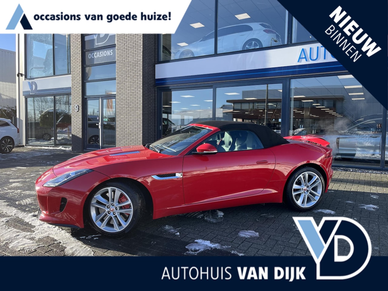Jaguar F-type - 3.0 V6 S Convertible | NL Auto/2e Eig./Navi/Camera/Leder/Clima/Cruise/Performance Seats - AutoWereld.nl