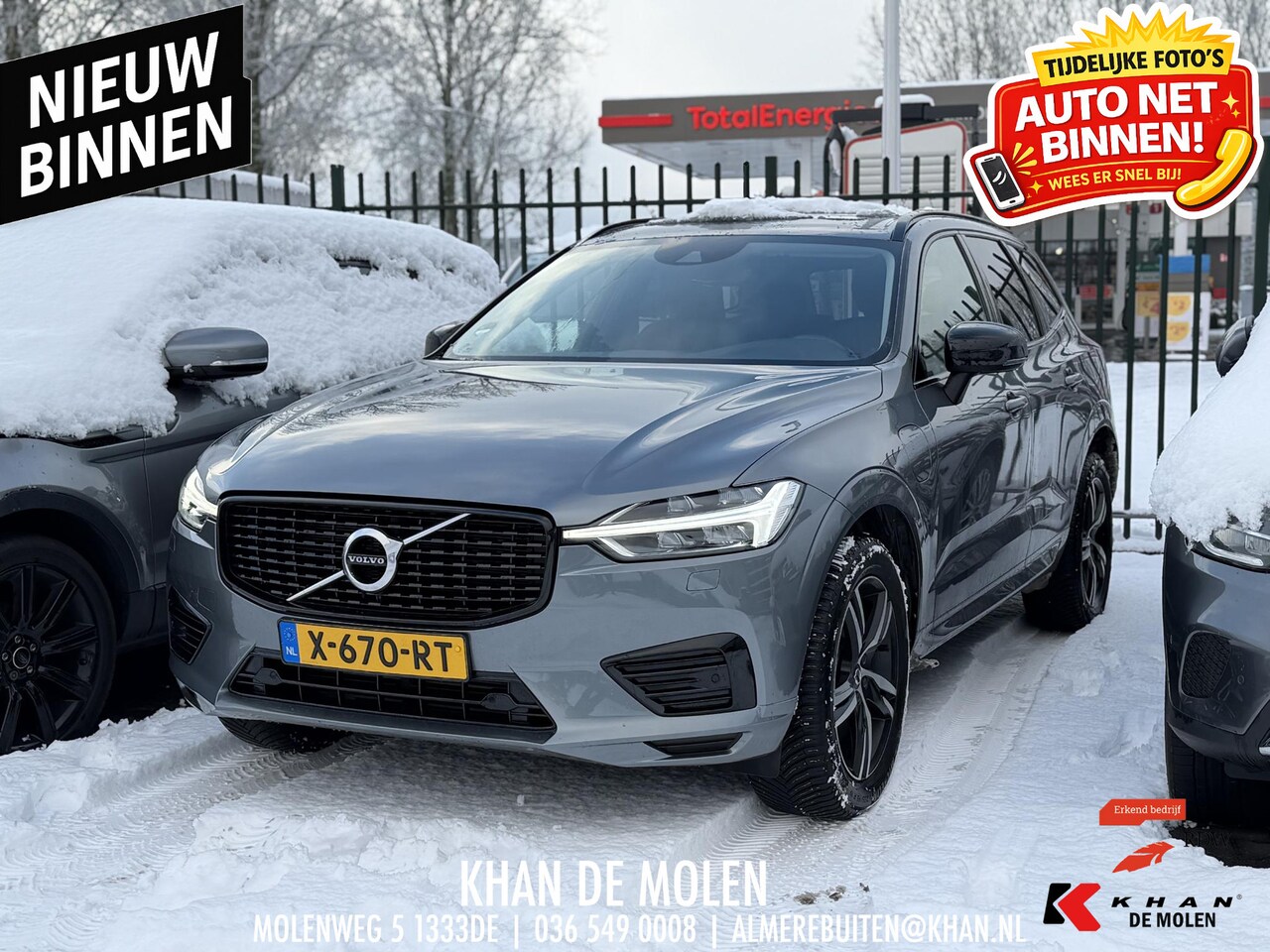 Volvo XC60 - 2.0 Recharge T6 AWD Inscription H&K|Pano|Leder|Memory|Dealer onderhouden| - AutoWereld.nl