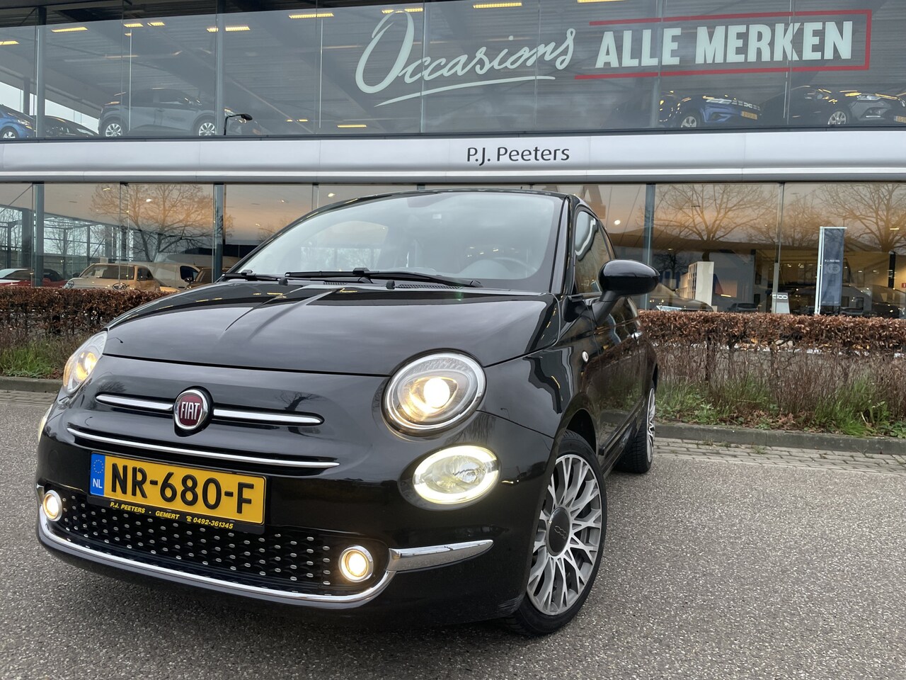 Fiat 500 - 0.9 TwinAir Turbo Lounge Airco - Cruise control - Parkeersensoren achter - Bluetooth - Pan - AutoWereld.nl