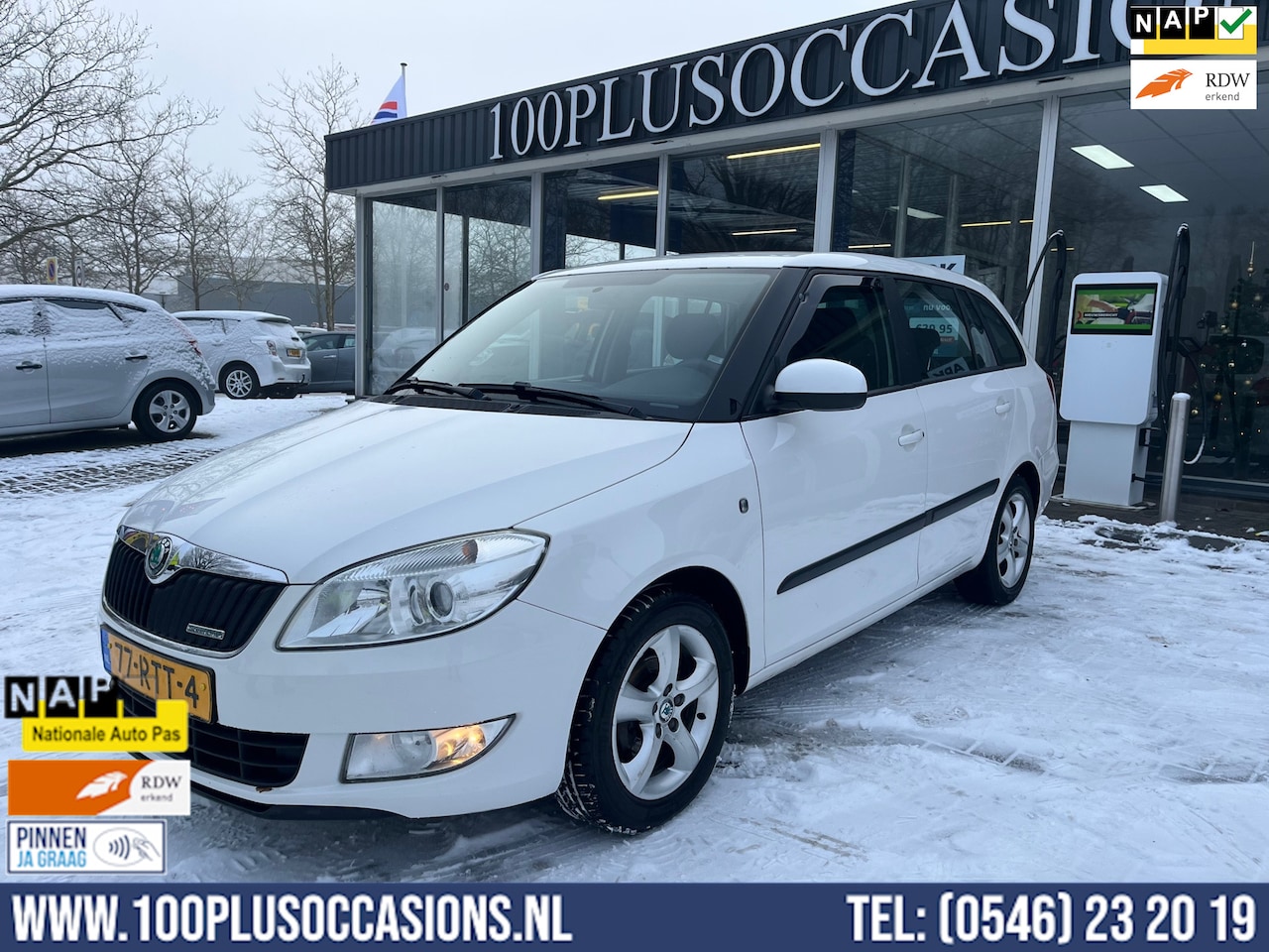Skoda Fabia Combi - 1.2 TDI Greenline | Airco | Cruise | Zeer zuinig! 1L op 29 KM - AutoWereld.nl