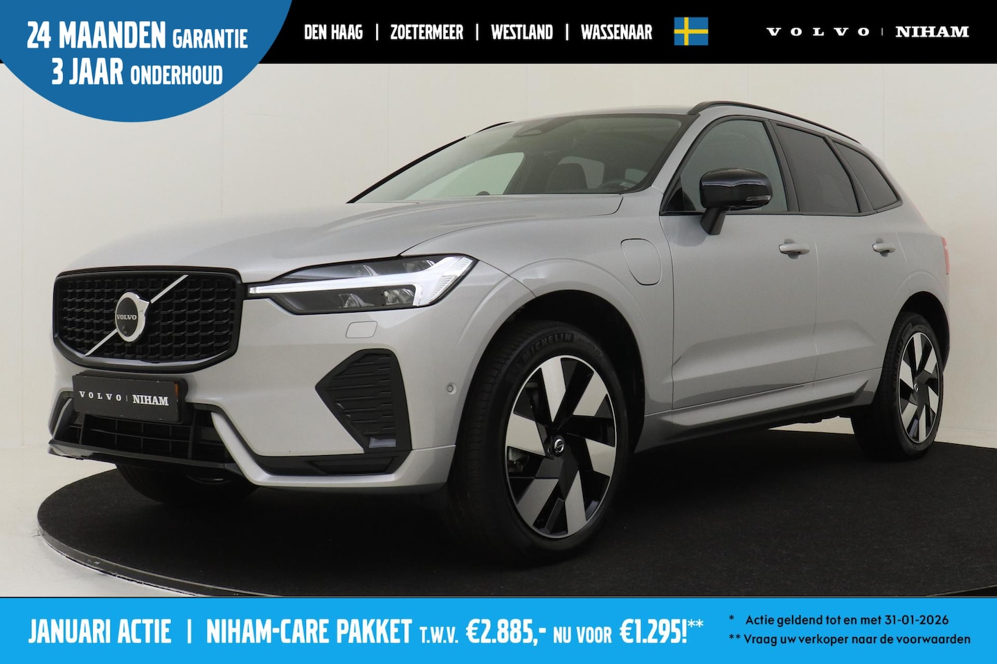 Volvo XC60 - T8 PLUG-IN HYBRID AWD ULTRA DARK *FULL OPTIONS!* -PANO.DAK|LUCHTVERING|BOWERS&WILKINS|360° - AutoWereld.nl