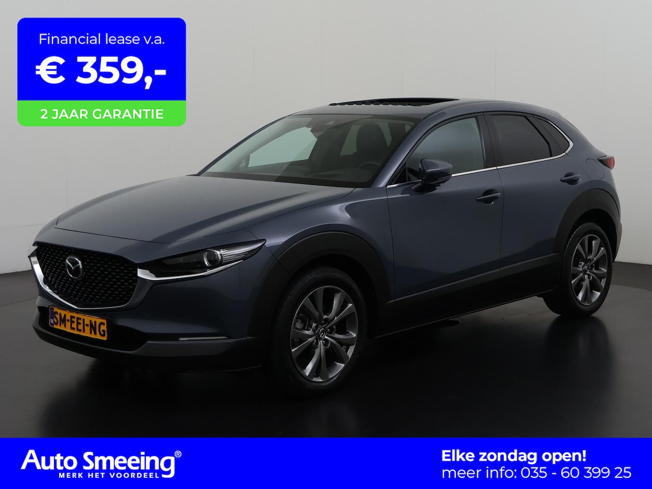 Mazda CX-30 - 2.0 e-SkyActiv-X M Hybrid AWD Luxury | Schuifdak | Zondag Open! - AutoWereld.nl