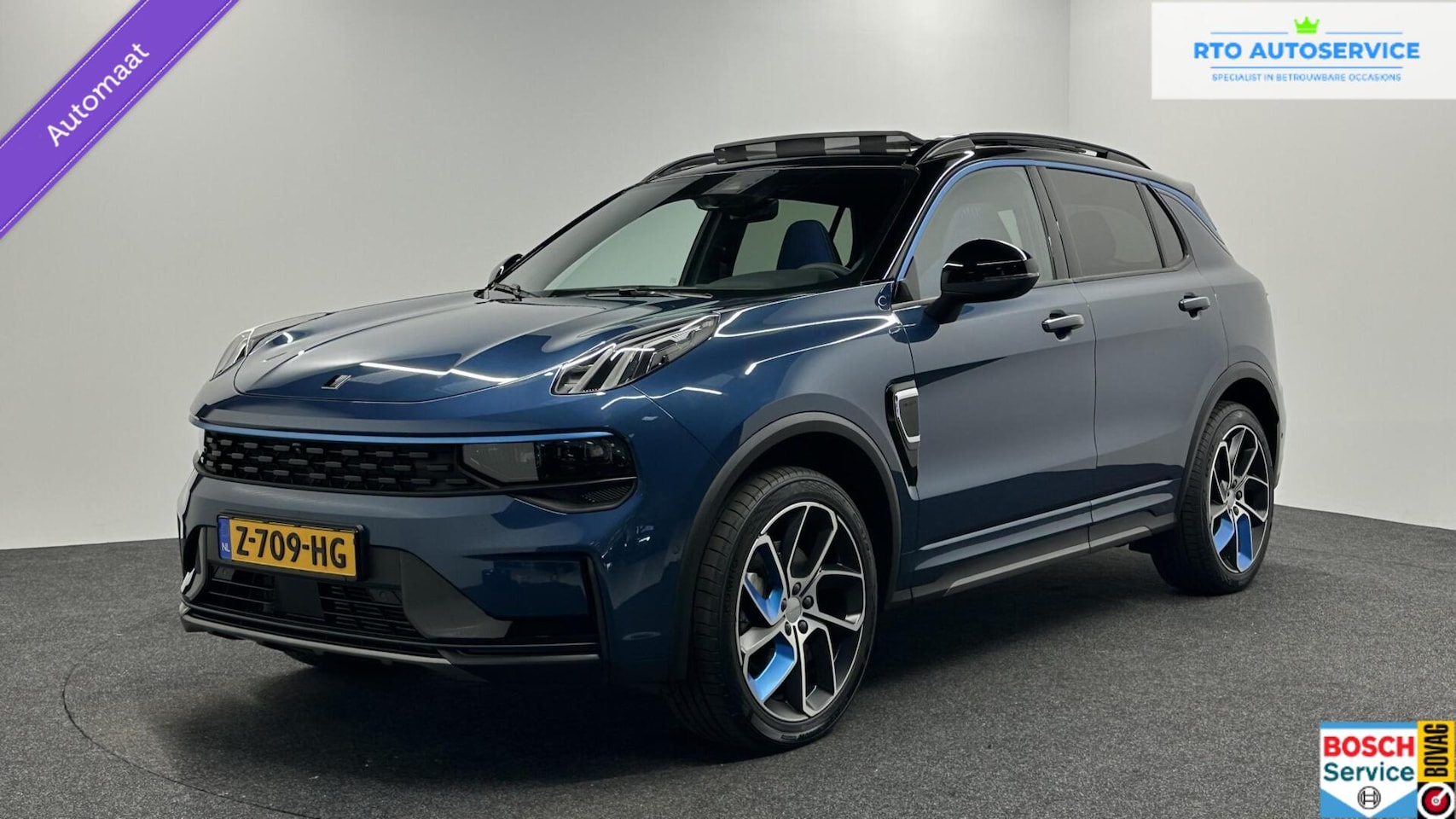 Lynk & Co 01 - 1.5 261PK Plug-in Hybrid Zwarte hemel|360 Camera|Pano|AppleCarplay|Adaptive Cruise|Origine - AutoWereld.nl