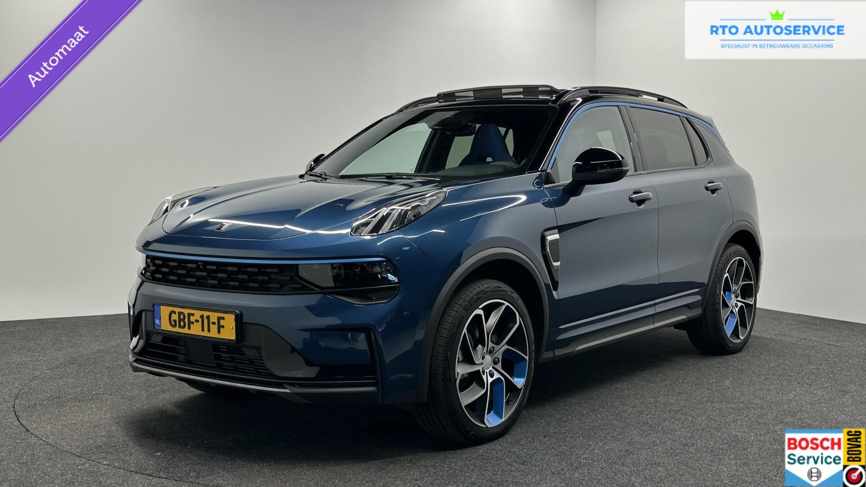 Lynk & Co 01 - 1.5 261PK Plug-in Hybrid Zwarte hemel|360 Camera|Pano|AppleCarplay|Adaptive Cruise|Origine - AutoWereld.nl