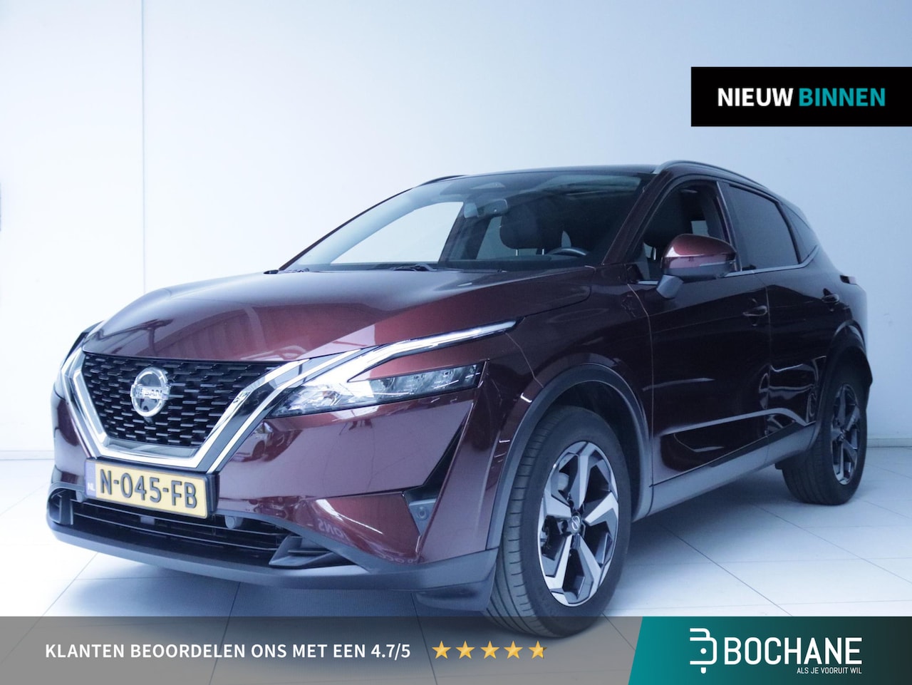 Nissan Qashqai - 1.3 MHEV Xtronic N-Connecta | Elektrisch bedienbare achterklep | Navi | Panoramadak | - AutoWereld.nl