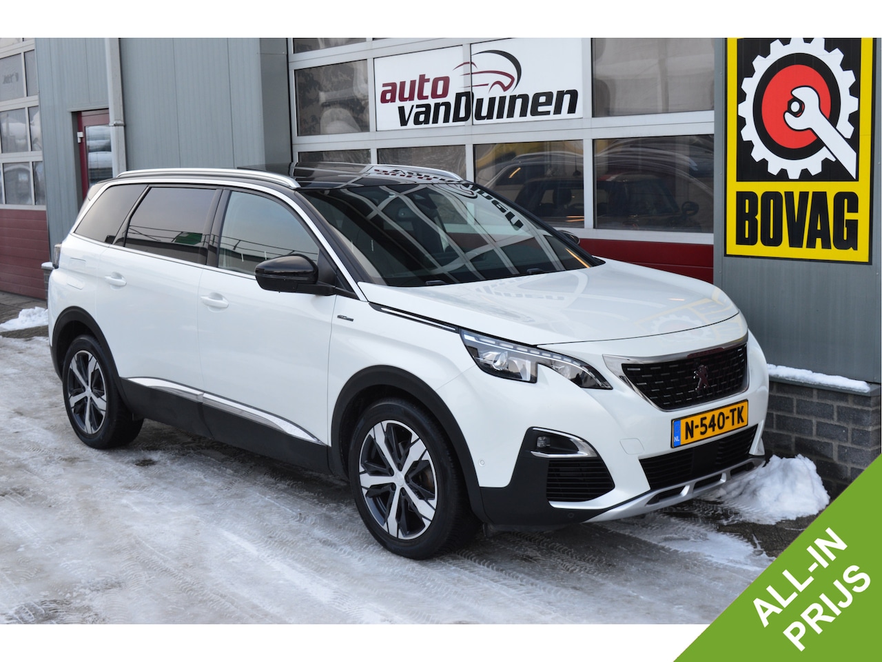 Peugeot 5008 - 1.6 e-THP GT-Line O.a; Pano, Haak, Stoelverw, Camera, Keyless, Etc. All-in prijs! - AutoWereld.nl