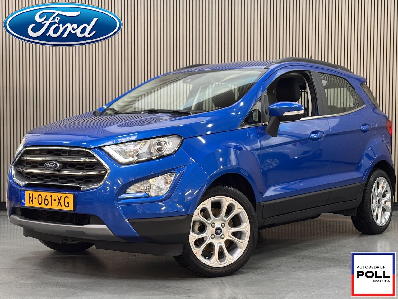 Ford EcoSport - 125pk Titanium Climat Cruise Half Leer Apple Carplay Parkeersensor Reservewiel Dealeronder - AutoWereld.nl