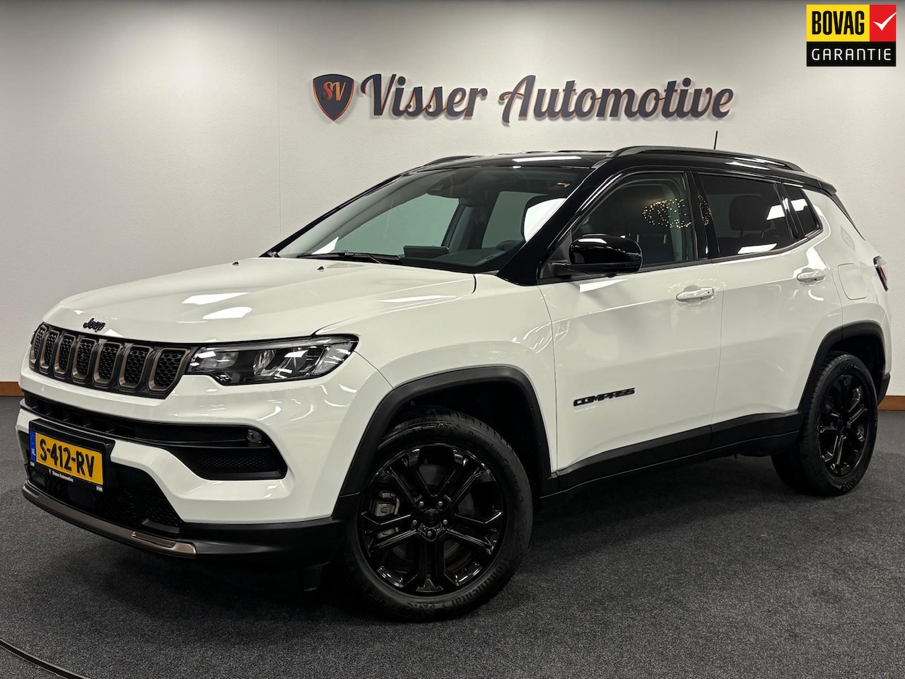 Jeep Compass - 4xe 240 Plug-in Hybrid*NAP*Carplay*Camera*Cruise-Control*Airco*Leder* - AutoWereld.nl