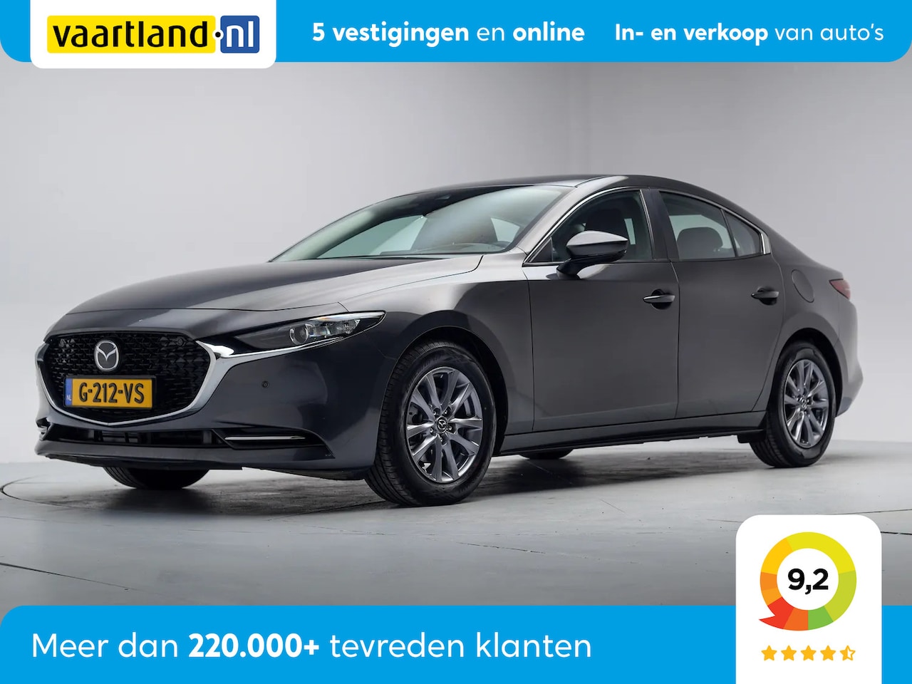 Mazda 3 - 2.0 SkyActiv-X 180pk Comfort Bose Aut. [ LED Navi Camera Apple/Android Stoelverwarming ] - AutoWereld.nl