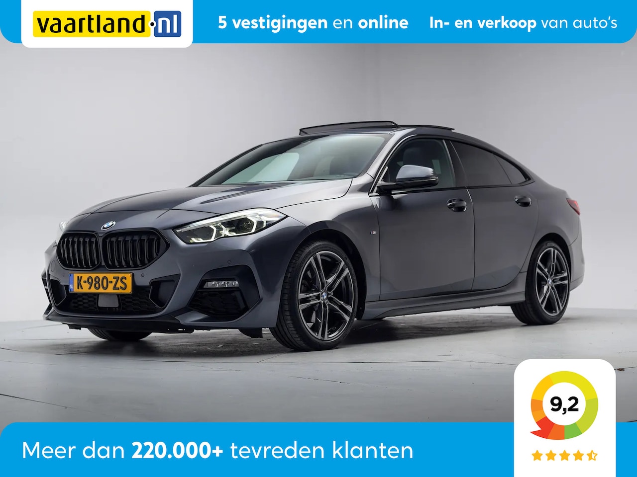 BMW 2-serie Gran Coupé - 218i M Sport High Executive Aut. [ Panorama Leder Stoelverwarming ] - AutoWereld.nl