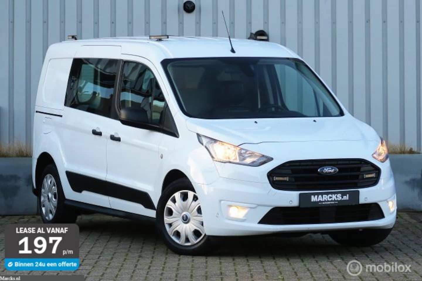 Ford Transit Connect - 1.5 EcoBlue L2 EURO6 Leren bekleding - AutoWereld.nl