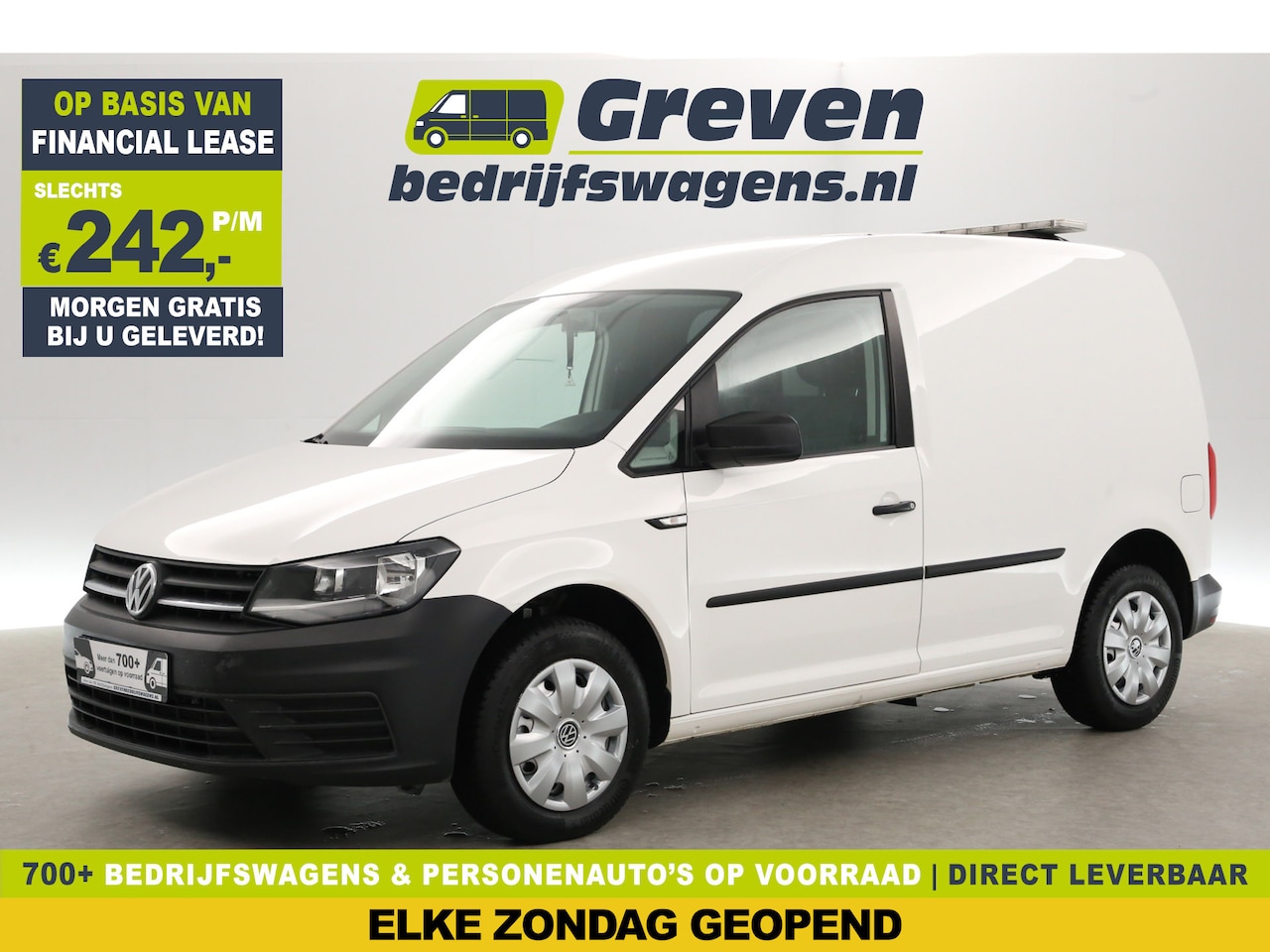 Volkswagen Caddy - 2.0 TDI | Airco | Cruise | Trekhaak | Zwaailamp - AutoWereld.nl