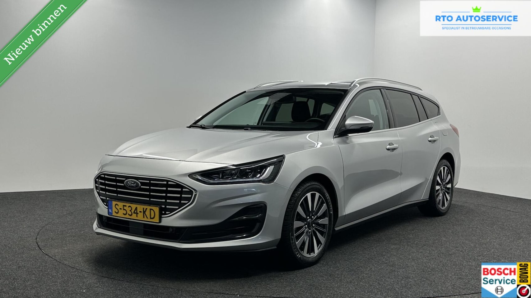 Ford Focus Wagon - 1.0 EcoBoost Hybrid Titanium X CAMERA CARPLAY NAVI CRUISE. - AutoWereld.nl